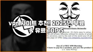 vpn 유료 무료 사이트 추천
